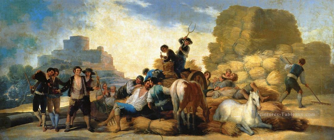 L’été ou la moisson Francisco de Goya Peintures à l'huile